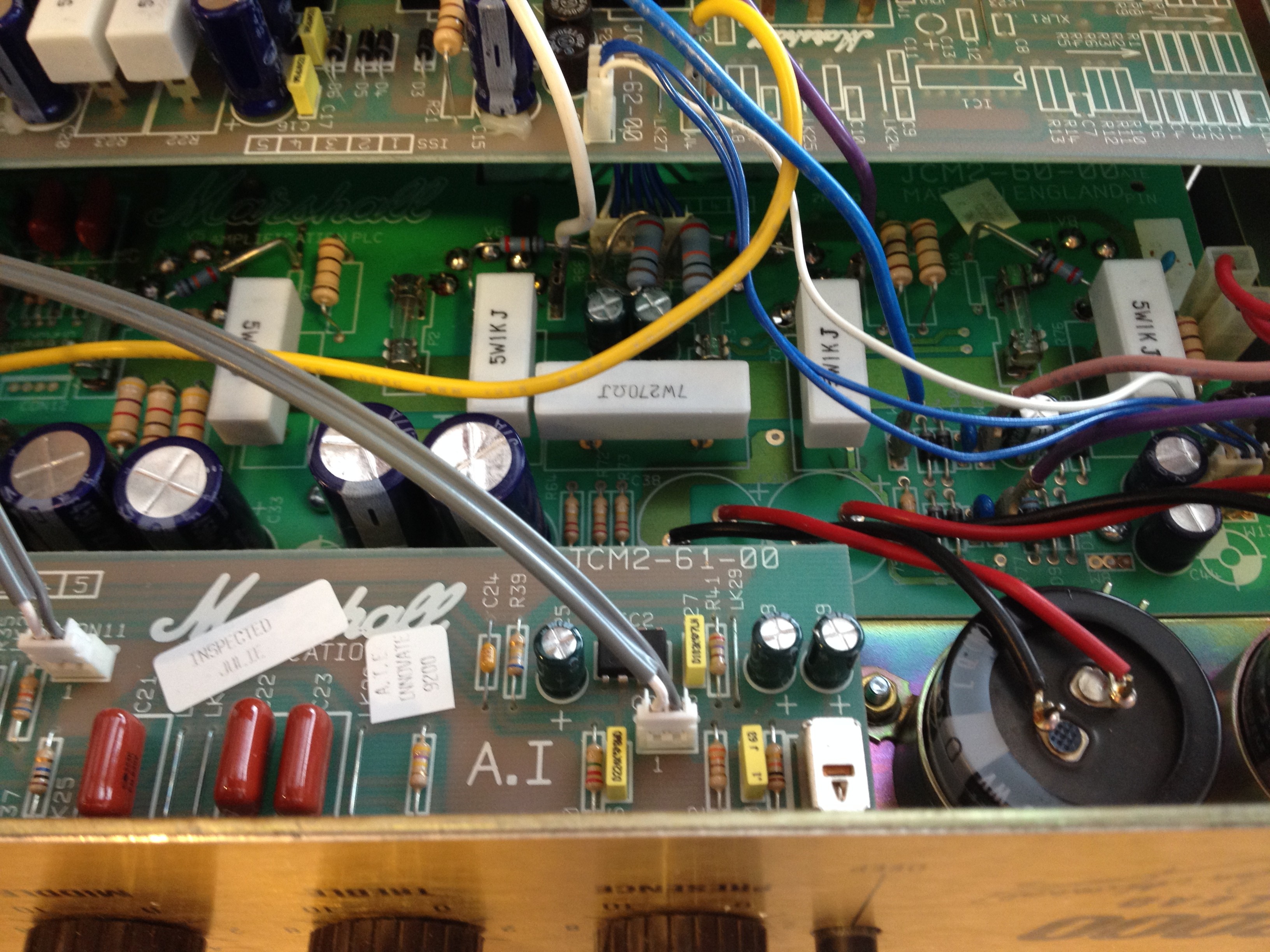 Marshall JCM2000 DSL/TSL100 Bias Drift Issue